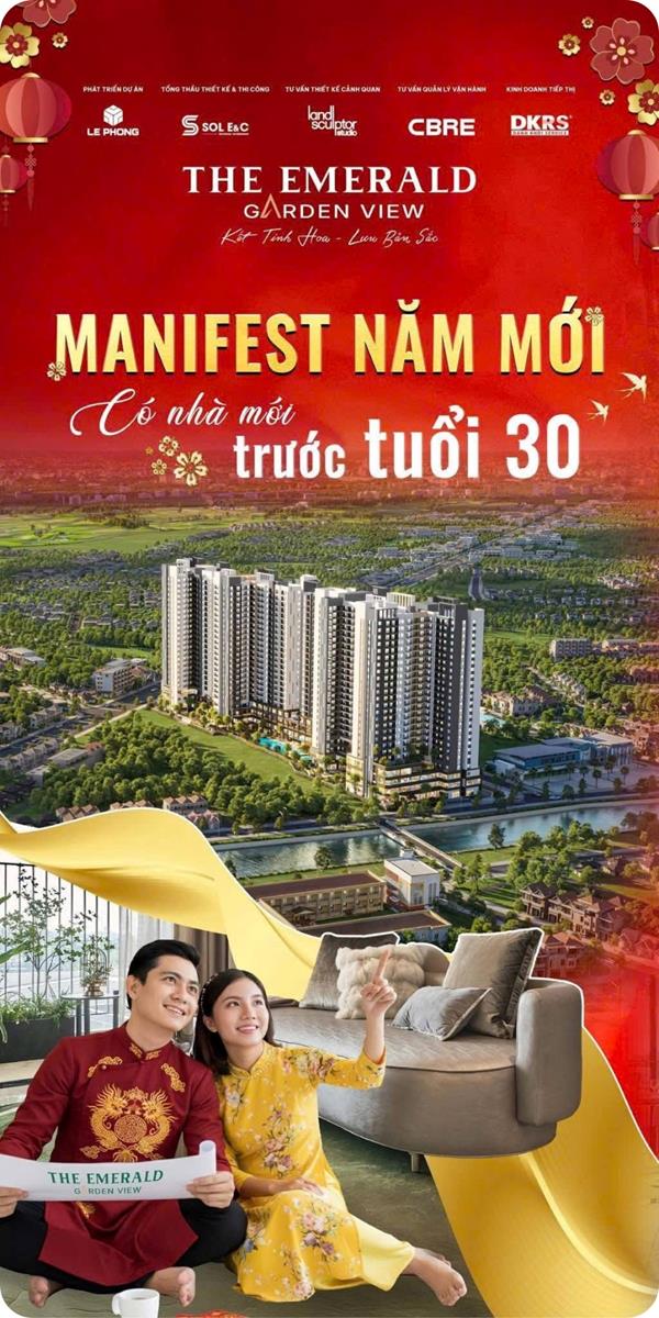 An cư chủ động tài chính tại Emerald Garden View