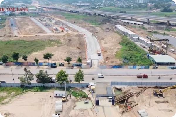 Cập nhật tiến độ công trường One Era mới nhất tháng 03/2026: Hạ tầng dần hoàn thiện, hình hài khu đô thị đã rõ nét