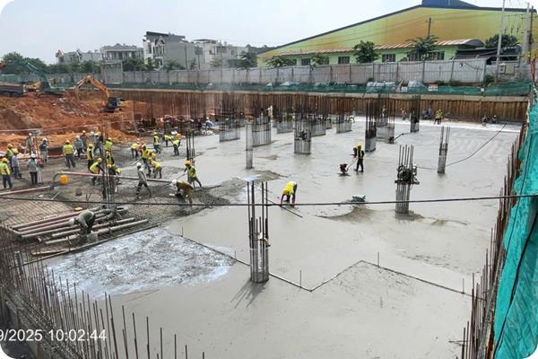 Cập nhật tiến độ dự án AK Tower mới nhất ngày 26/09/2025 – Biểu tượng mới tại An Phú