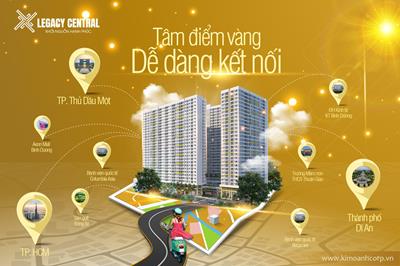 DỰ ÁN CĂN HỘ LEGACY CENTRAL LÀ SẢN PHẨM VÀNG DỄ DÀNG KẾT NỐI