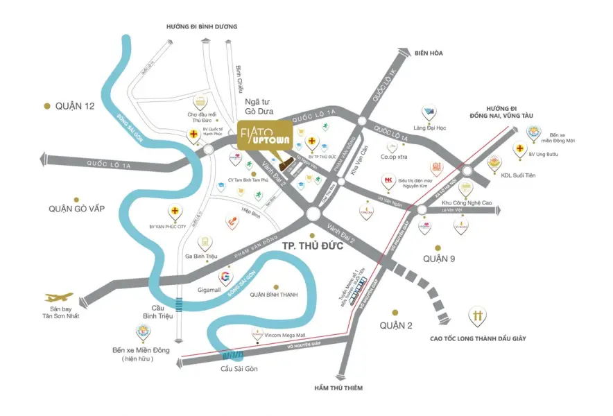 Fiato Uptown Dự án nổi bật nhờ kết nối đa trung tâm Thủ Đức