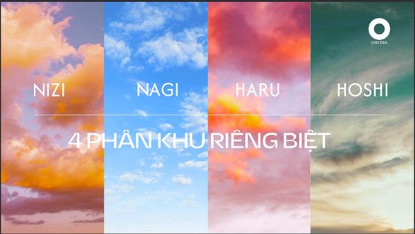 Khám phá ý nghĩa 4 phân khu độc bản của One Era