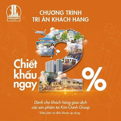 Kim Oanh Group tung chiết khấu khủng lên đến 5%