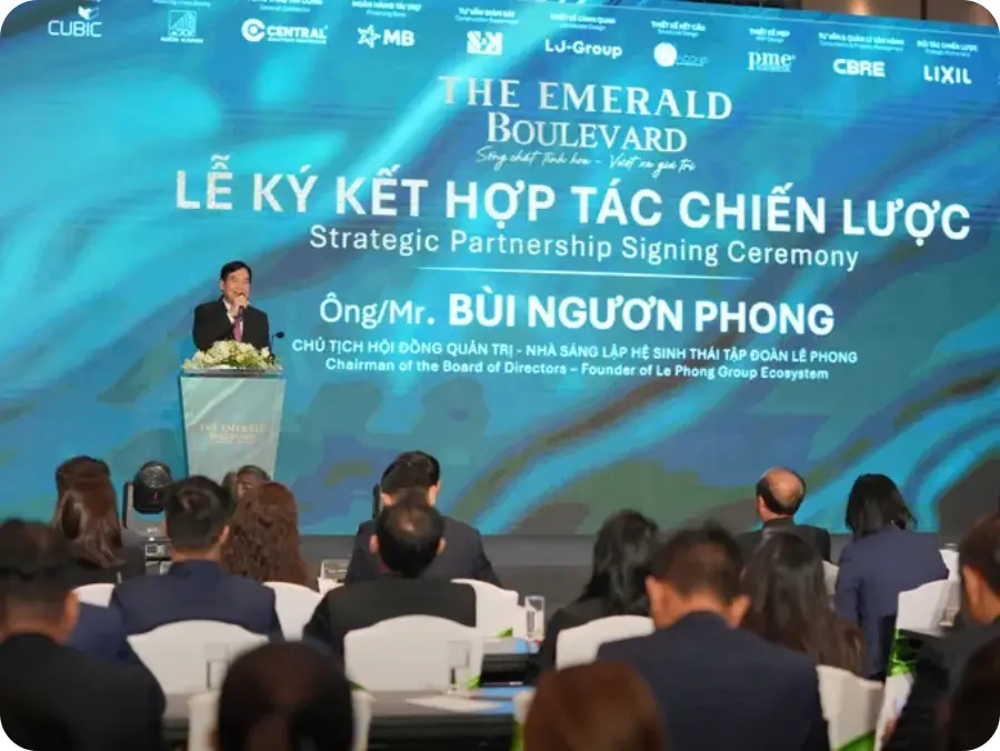 Lê Phong Group ký kết hợp tác chiến lược phát triển The Emerald Boulevard