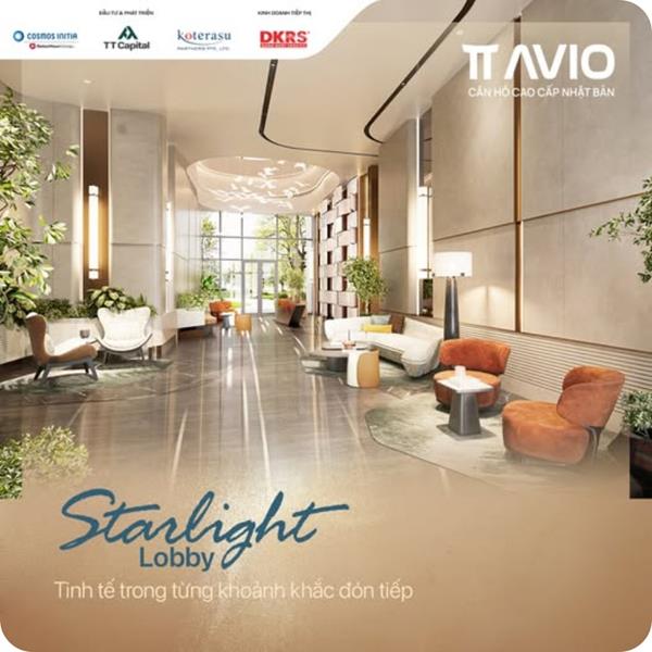 Starlight Lobby dấu ấn đón tiếp tinh tế tại TT AVIO