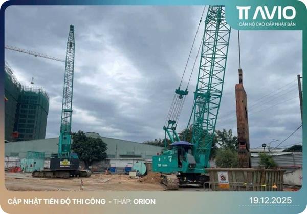 Tháp ORION – TT AVIO chính thức thi công, đặt nền móng cho giai đoạn phát triển mới