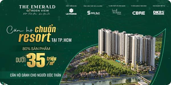 The Emerald Garden View Chuẩn sống resort cho người trẻ tại Thuận An