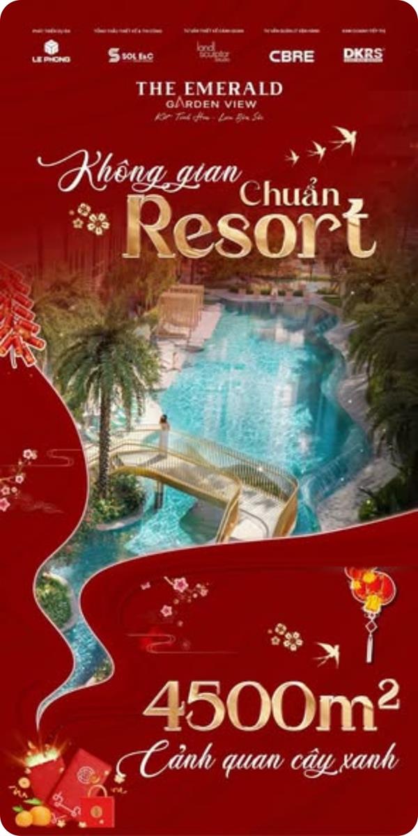 The Emerald Garden View kiến tạo không gian sống chuẩn resort giữa đô thị