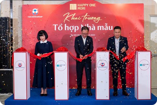 Vạn Xuân Group khai trương Tổ hợp Nhà mẫu Happy One Mori, gần 1.500 khách tham dự