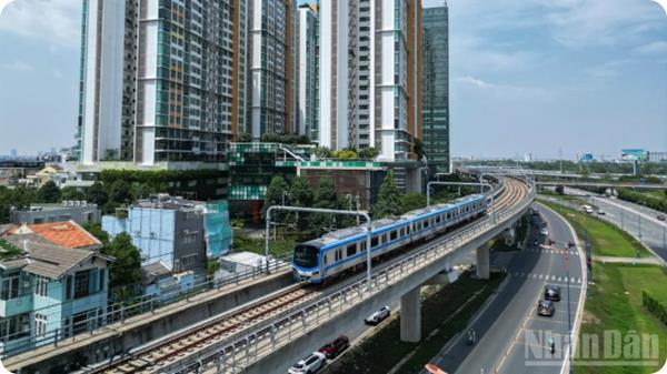 Việt Nam đẩy mạnh hạ tầng metro: Tuyến hơn 40 km nối TP.HCM và khu đô thị tỷ đô