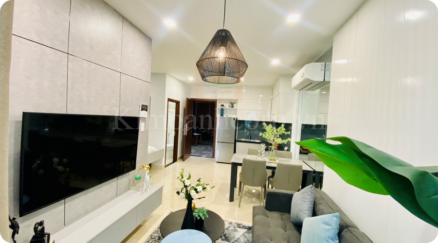Kết nối hài hòa giữa các phòng chức năng tại căn hộ
