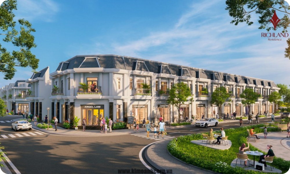 Khu đô thị Richland Residence (Khu Nhà Ở Thương Mại Thuận Lợi 2) phong cách châu Âu trở thành điểm sáng đầu tư tại Bến Cát, Bình Dương.